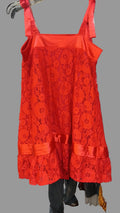Summer red dress