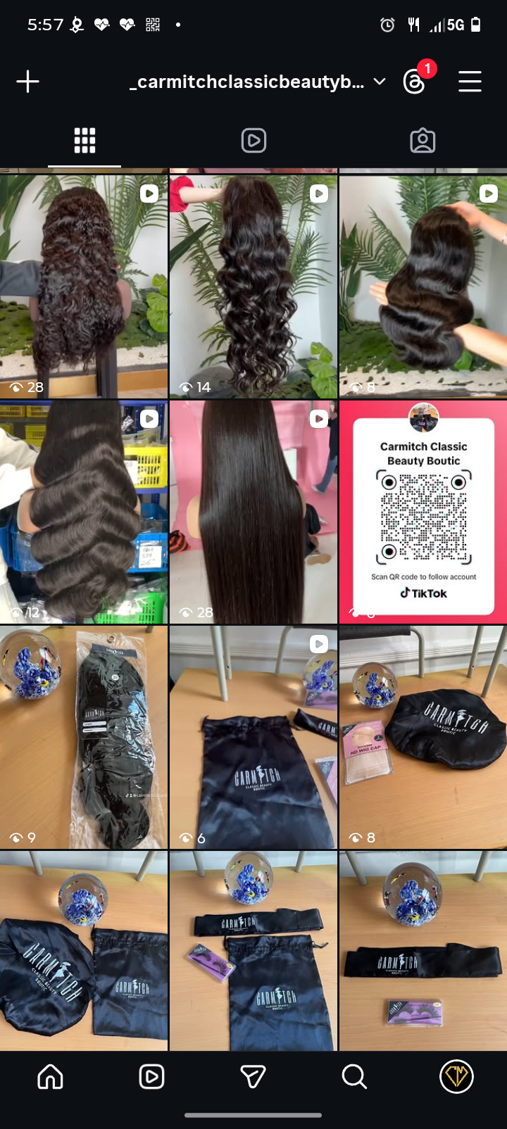 Real Human hair wigs