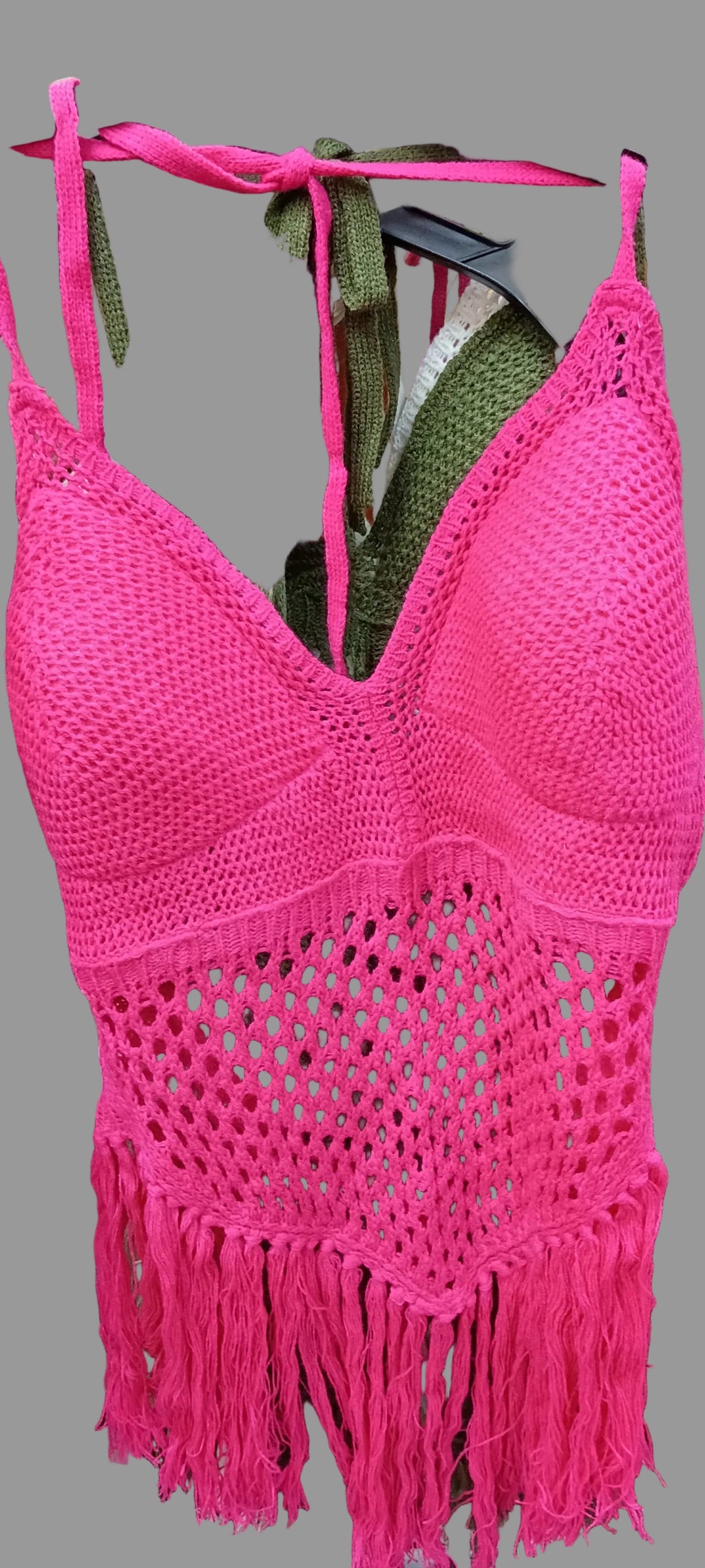 Ashley Stewart summer back out strap top