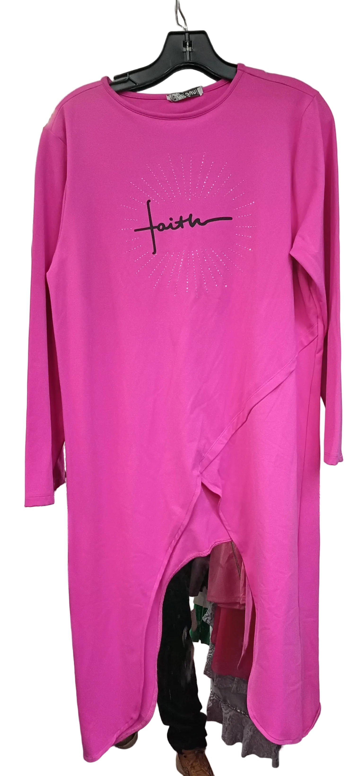 Pink top dress